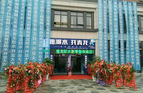 青龍家裝防水一日連開兩店，體驗店達140家