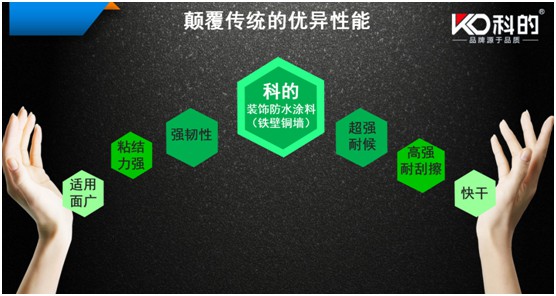 科的防水裝飾一體化 開(kāi)啟建筑涂料發(fā)展新紀(jì)元