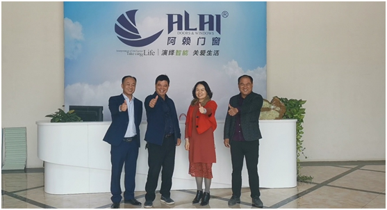 強強聯合 阿賴門窗攜手巨光門控勇創(chuàng)發(fā)展佳話