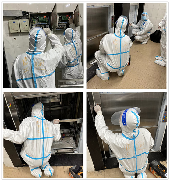 疫情防控先行者富士通電梯集團一直在行動